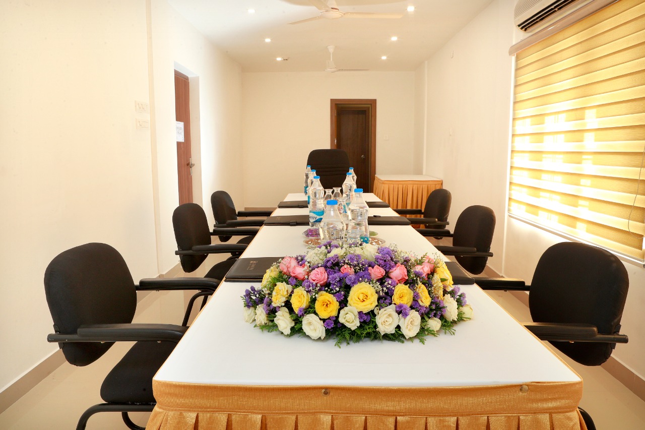 Conference room and boardroom table setup
